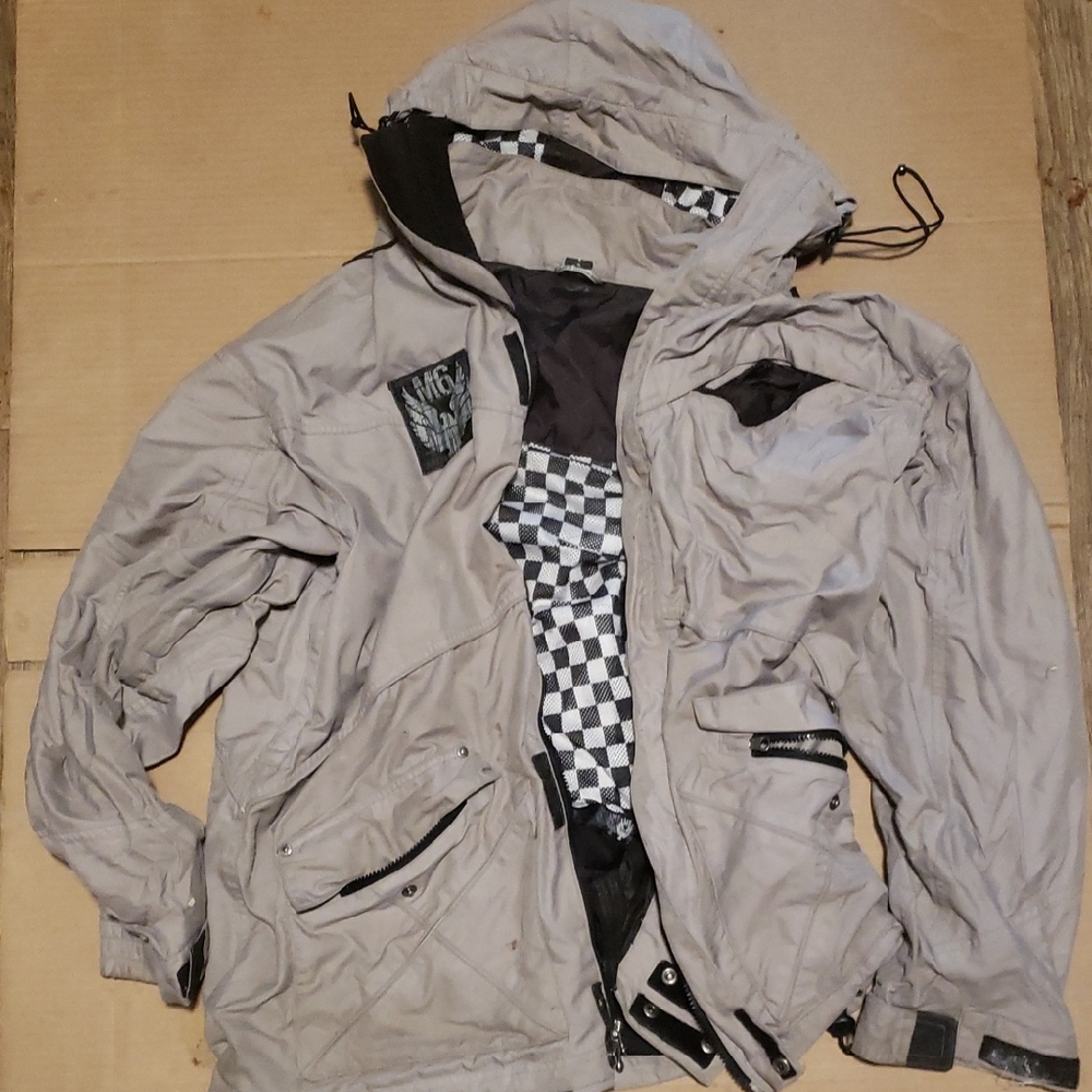 Men's Beige Performance Jacket with Hood. Stormtech.